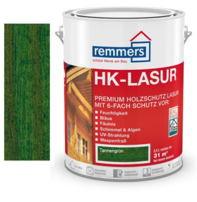 Farba Remmers HK Lasur jedľová zelená 0301REM.HK2254