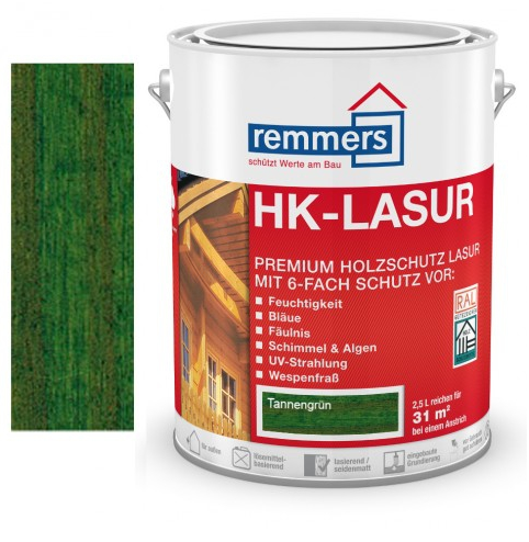 Farba Remmers HK Lasur jedľová zelená 0301REM.HK2254